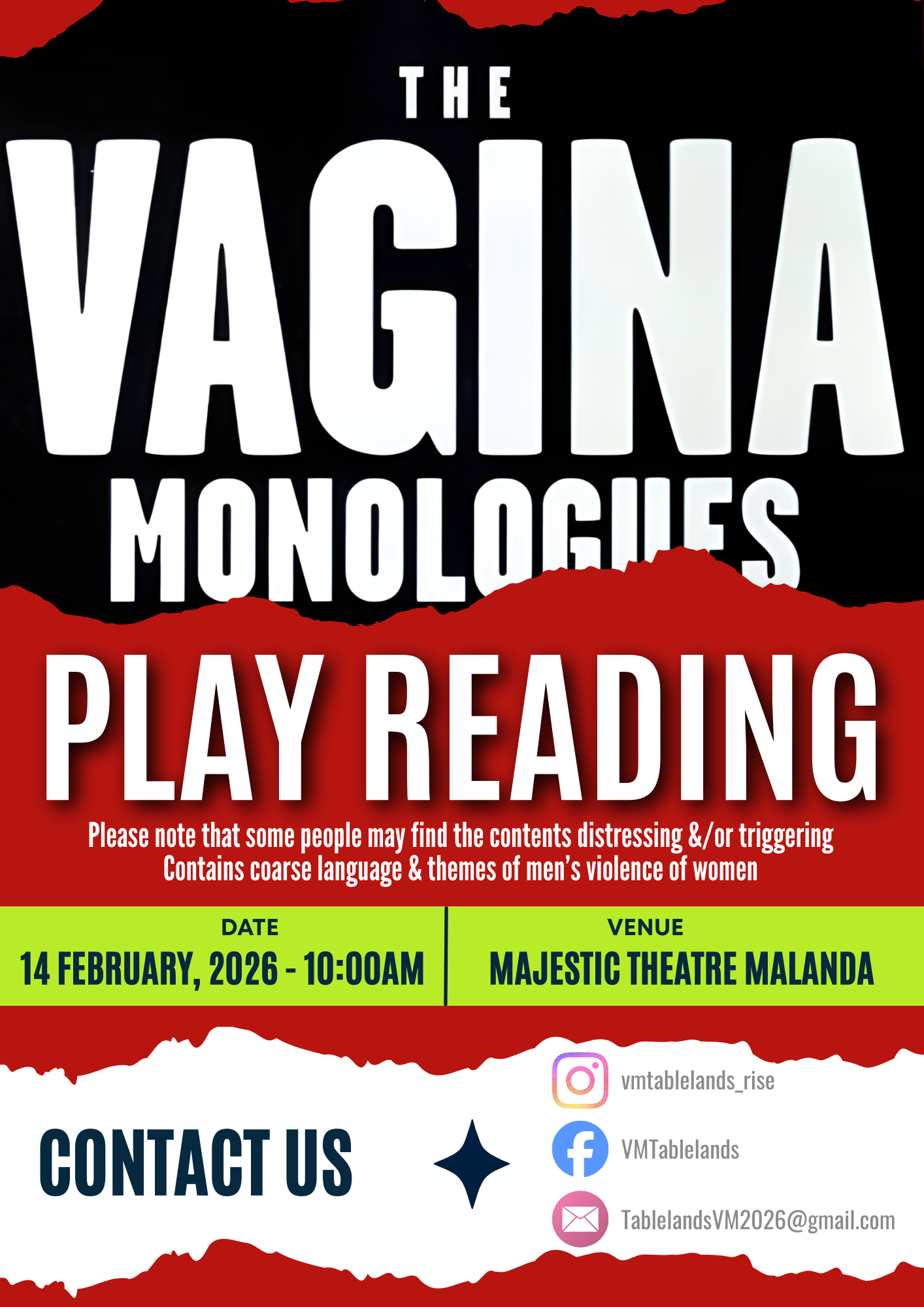 Play Reading Vagina Monologues What s On Tablelands play-reading-vagina-monologues-what-s-on-tablelands
