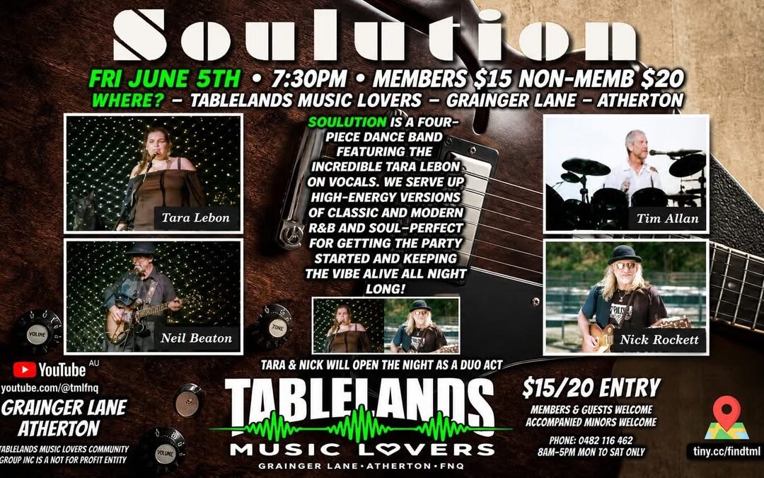 Soulution at Tablelands Musiv lovers