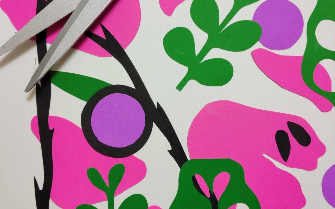 Collage Workshop – Paper Cut Outs: Abstract Flora