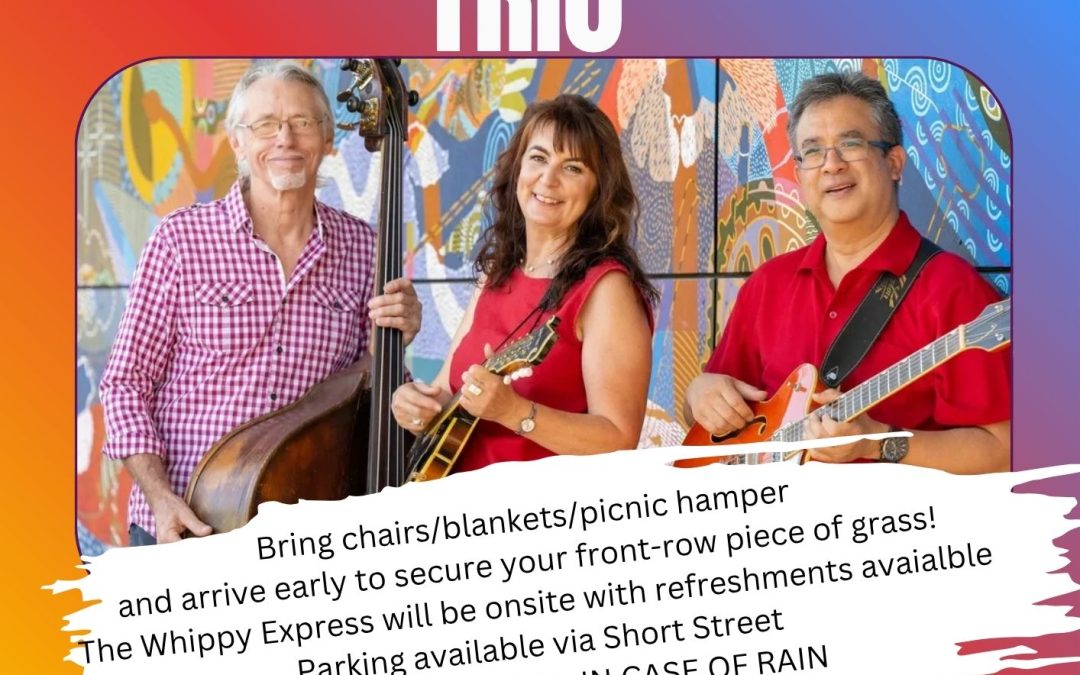 Sunday in the Park welcomes the Jeanette Wormald Trio to the Yungaburra Community Rotunda
